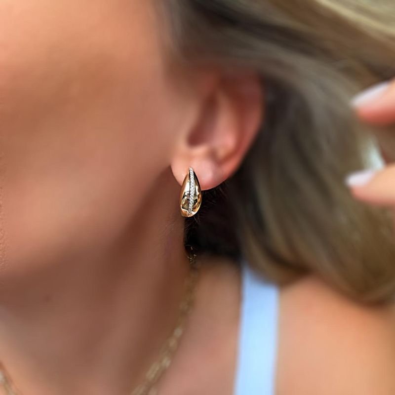 Argola Luah com Cristais