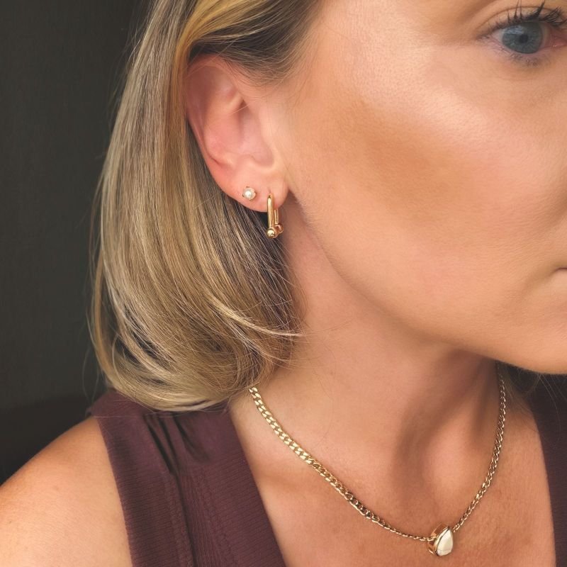 Argola Valência Elo Cadeado