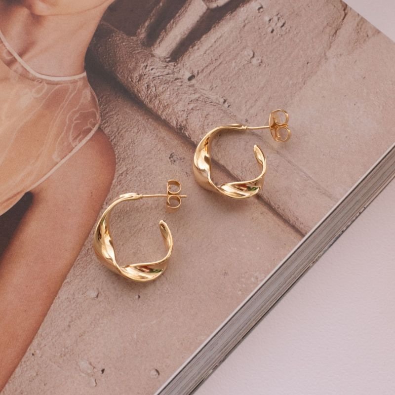 Argola Vibes Fita Orgânica