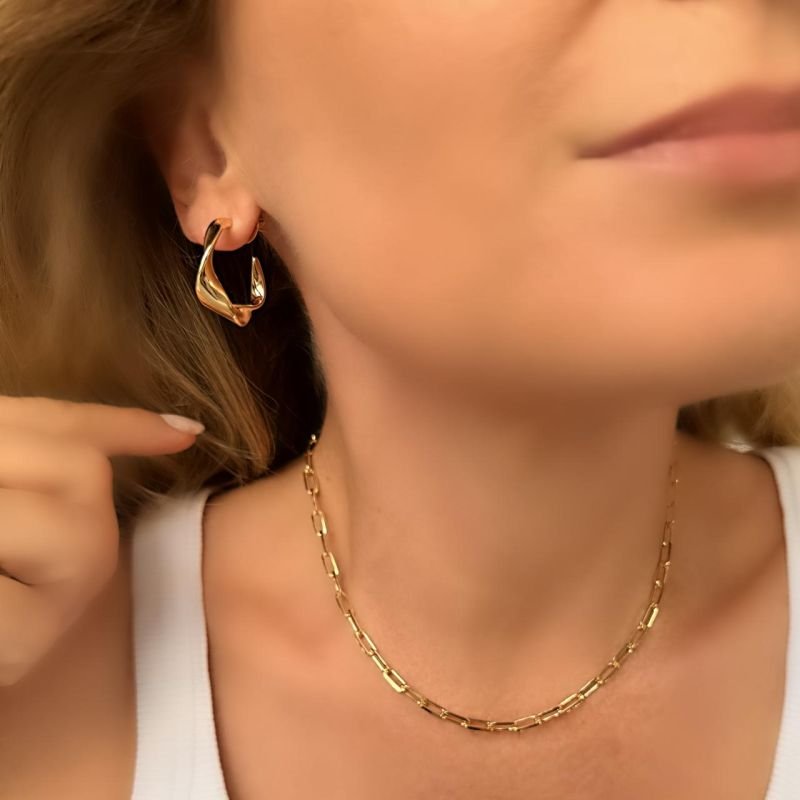 Argola Vibes Fita Orgânica