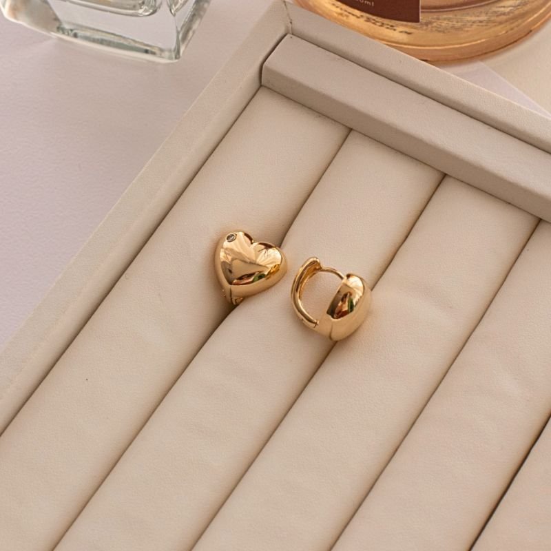 Brinco Coração Bold