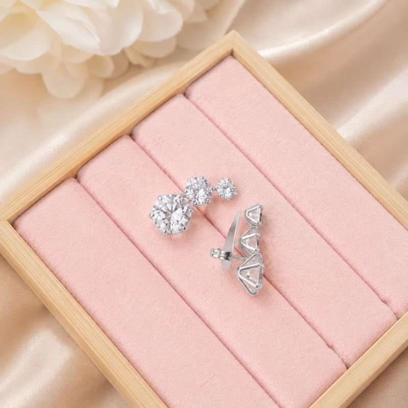 Brinco Luminous Ear Cuff Trio Pontos de Luz