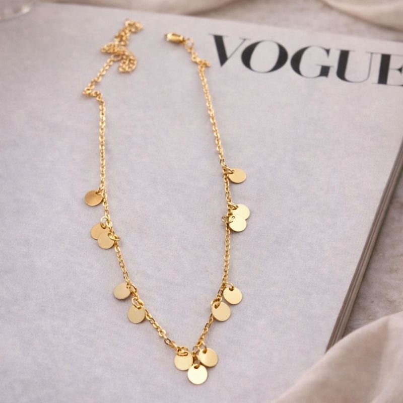 Choker Chuva Dourada