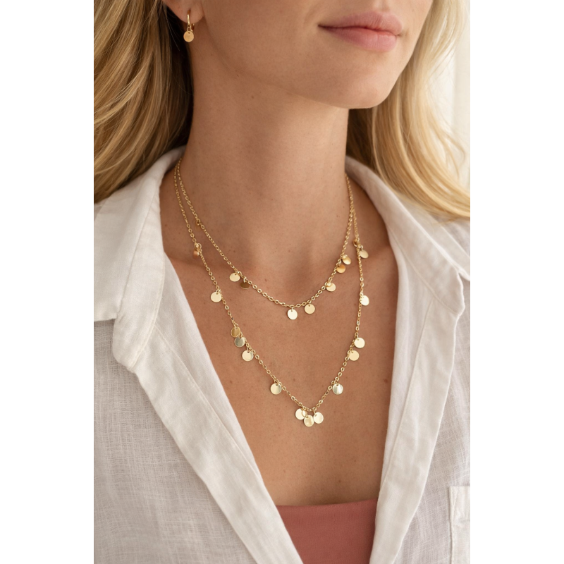 Choker Chuva Dourada