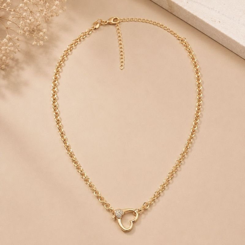 Choker Kau Fecho de Coração
