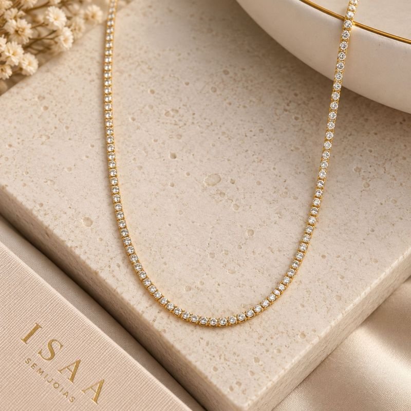 Choker Mini Riviera Cristal
