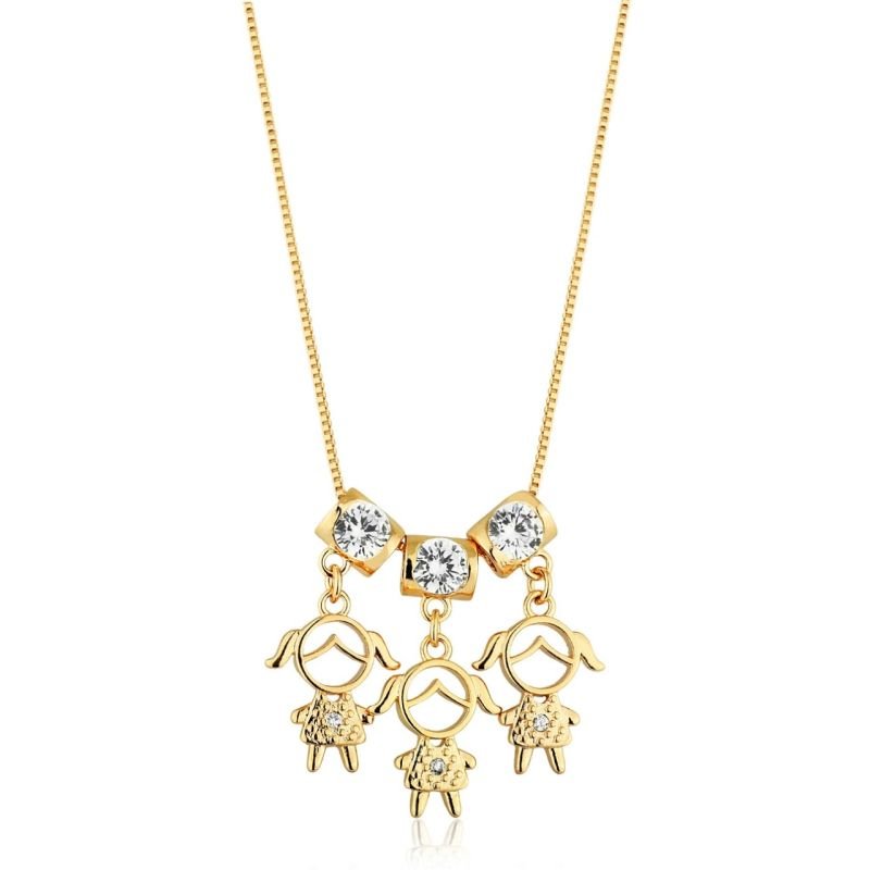 Colar Amores da Vida - Três Meninas