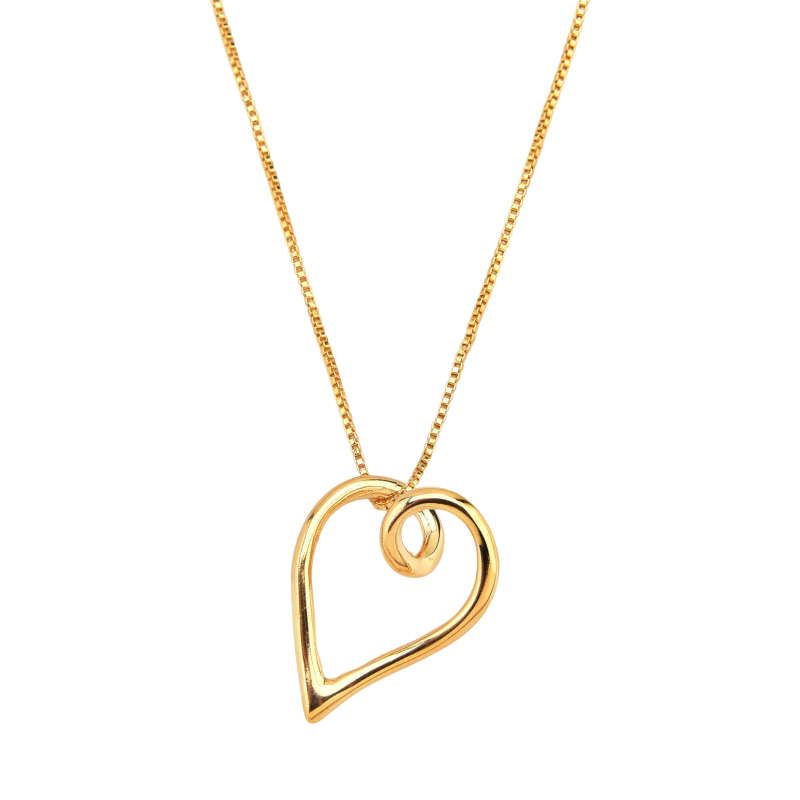 Colar Grazya Coração Torcido