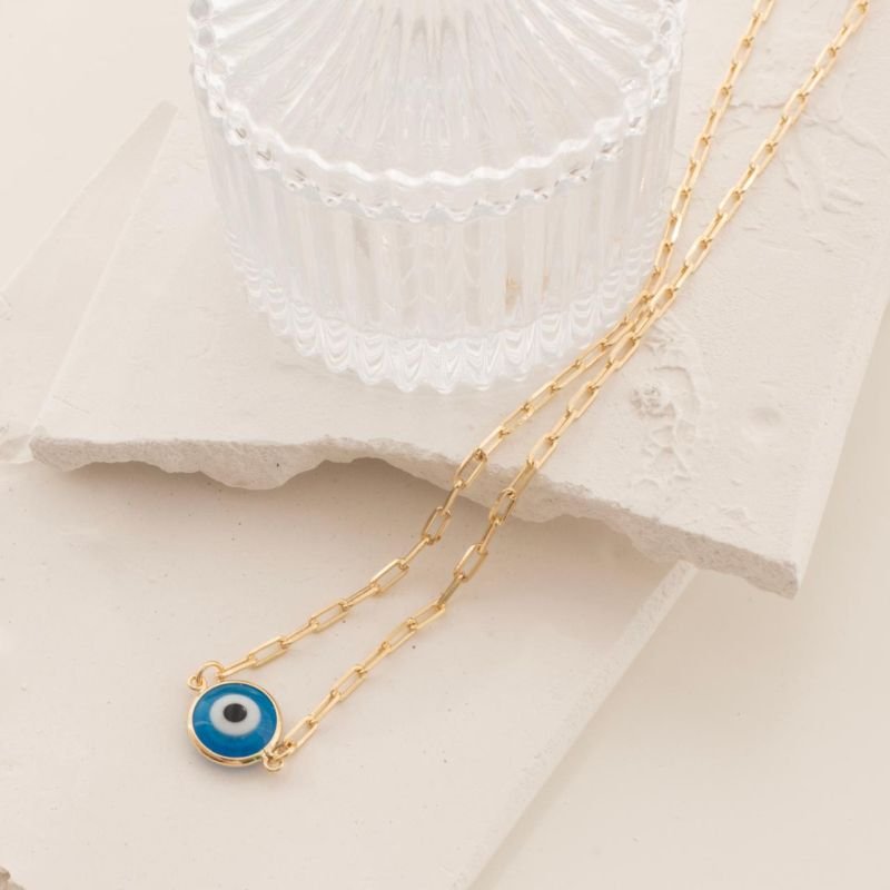 Colar Ipanema Olho Grego Azul