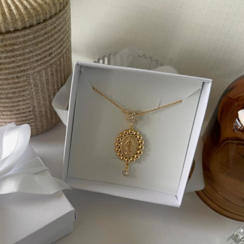 Colar Medalha Nossa Senhora Das Graças