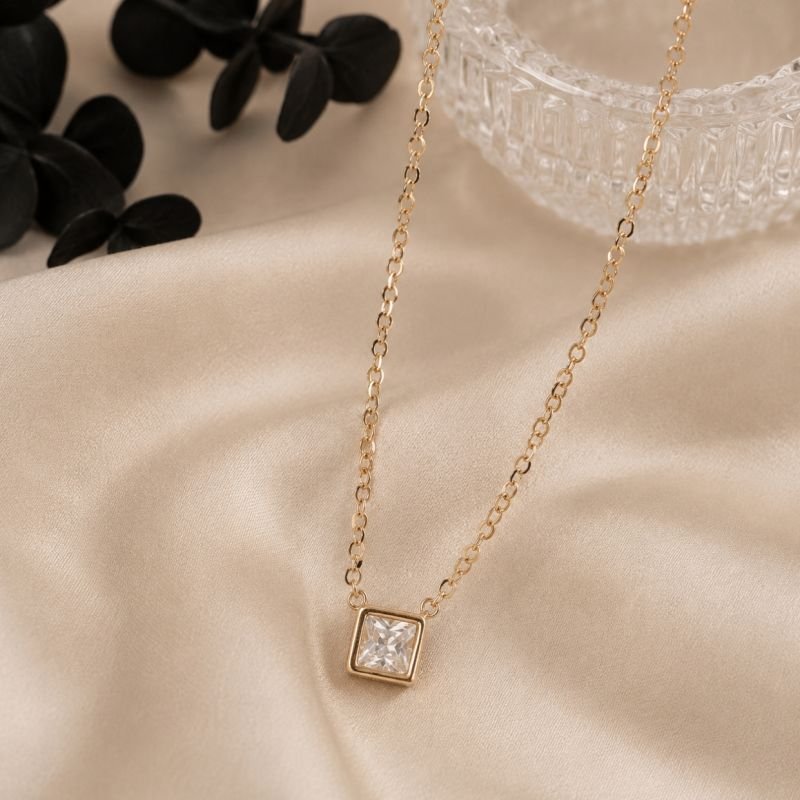 Colar Roma Carré Cristal