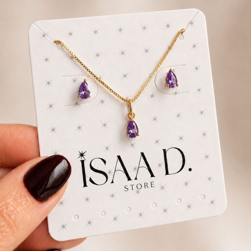 Conjunto Michele Gotinha Lavanda