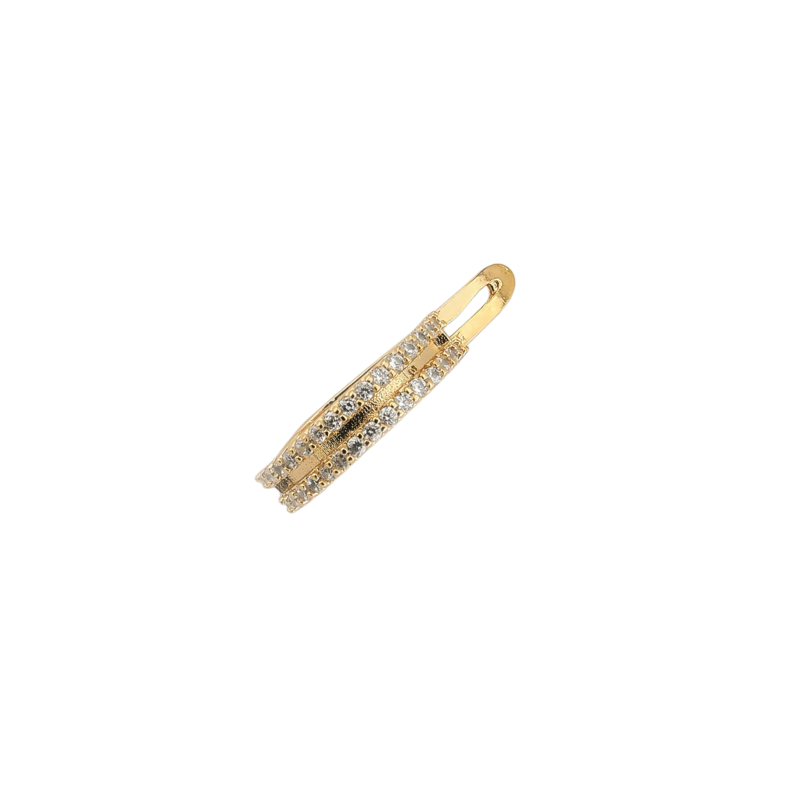 Piercing de Encaixe Areta Filetes Cravejados (peça)
