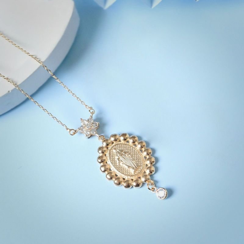 Colar Medalha Nossa Senhora Das Graças