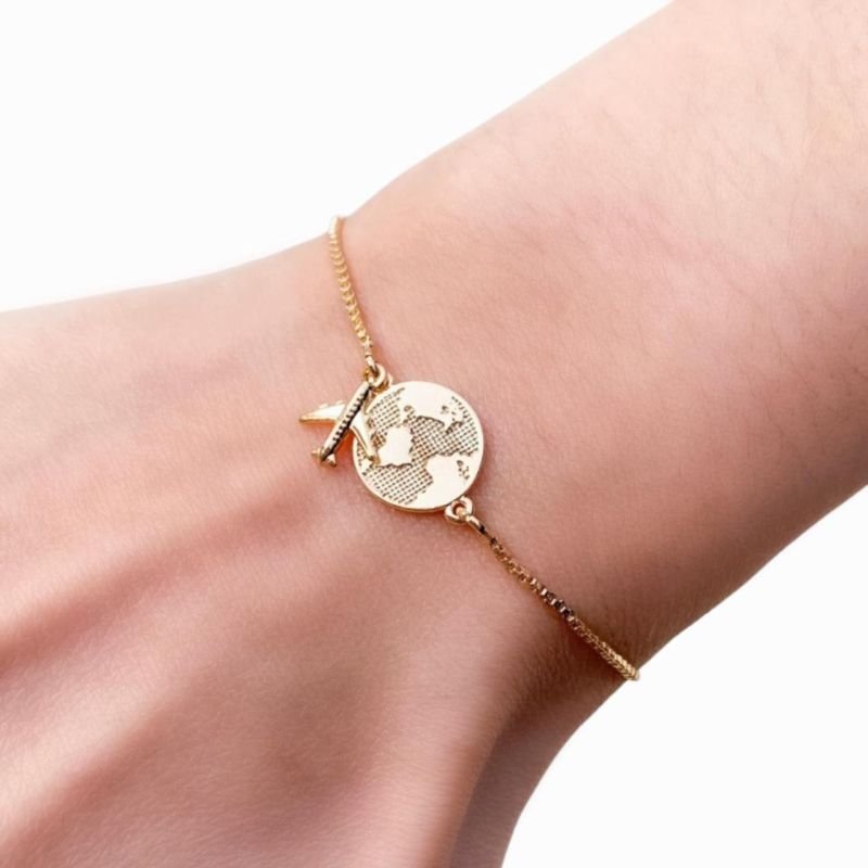 Pulseira Wanderlust (desejo de viajar)