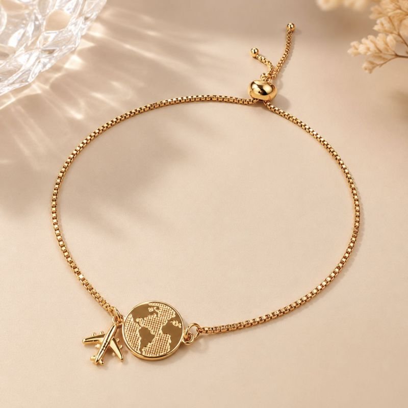 Pulseira Wanderlust (desejo de viajar)