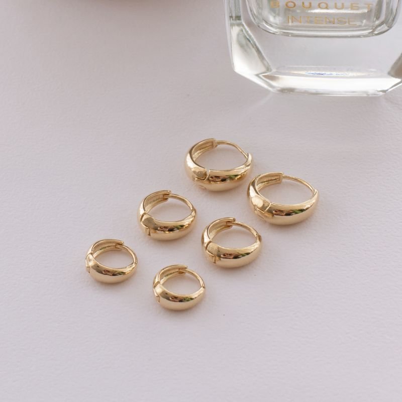 Trio de Argolinhas Gaby Básicas